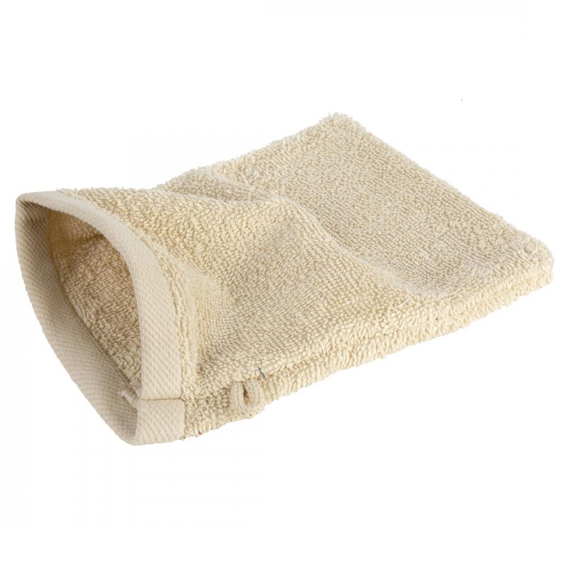 Ręcznik gładki beżowy 16 x 21 cm – delikatny dla skóry