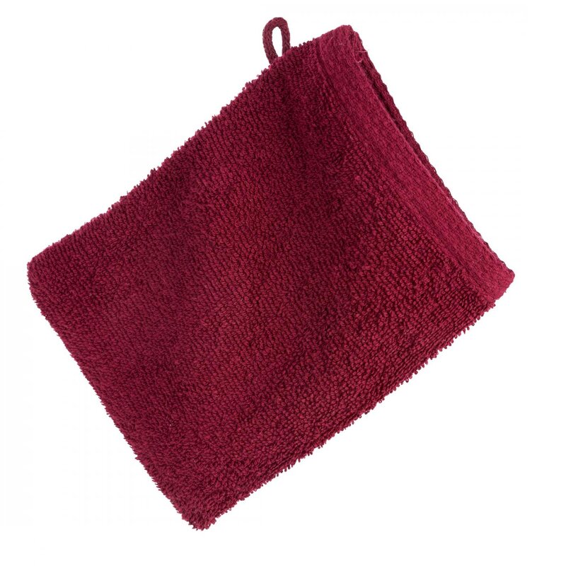 Ręcznik gładki bordowy 16 x 21 cm – delikatny dla skóry