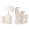 Wazon ceramiczny Liza kremowy 15 x 22 cm – na suszone kwiaty
