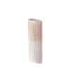 Wazon ceramiczny Edna kremowy 12 x 6 x 31 cm – na suszone trawy