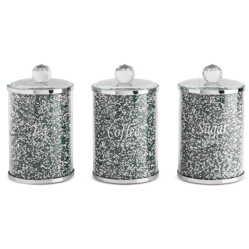 Pojemnik ceramiczny zielony fi 10 x 17 cm – do przechowywania