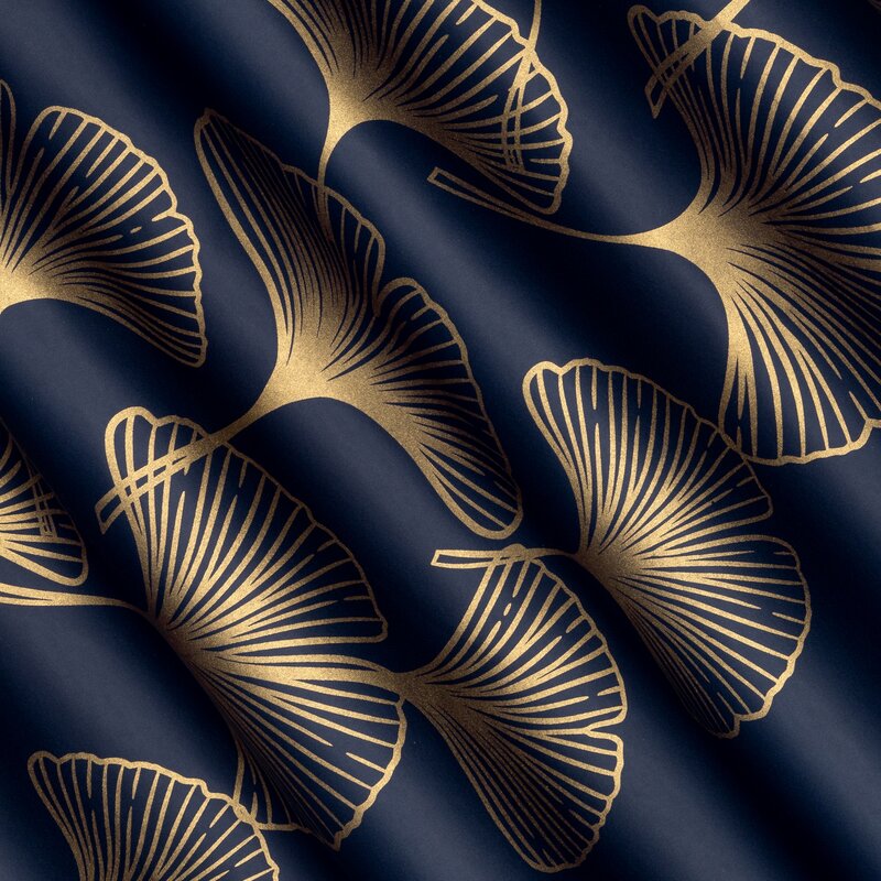 Zasłona gotowa Harmony granatowa 140 x 250 cm – zaciemniająca i trwała