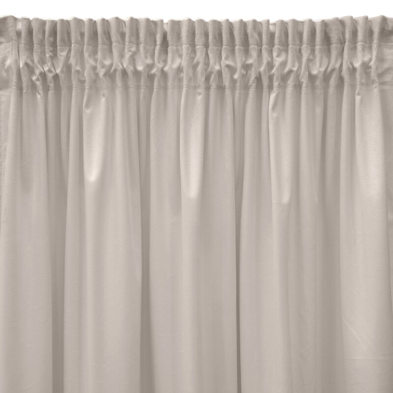Zasłona gotowa Sibel beżowa 140 x 270 cm – zaciemnia pomieszczenie