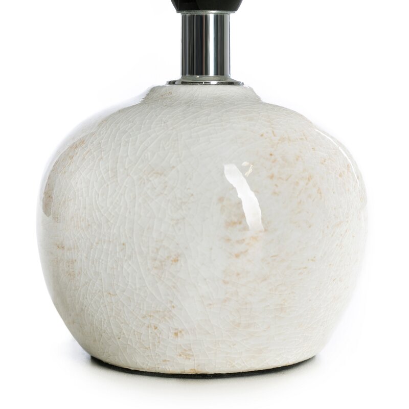 LAMPA DEKORACYJNA LUKA (02) O 15 X 22 CM BIAŁY