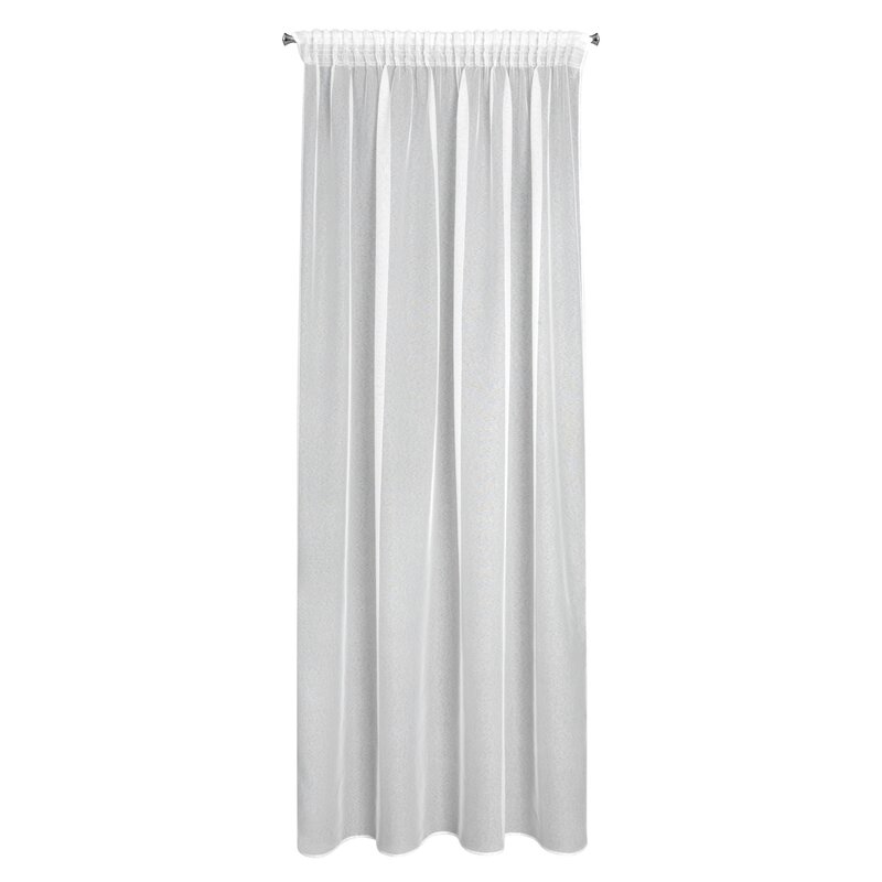 Firana gotowa Tamina biała 140 x 270 cm – rozprasza światło