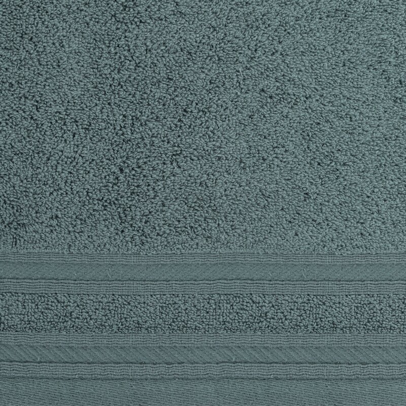 Ręcznik kąpielowy bawełniany KELY ciemnomiętowy 50x90 cm – miękki i chłonny