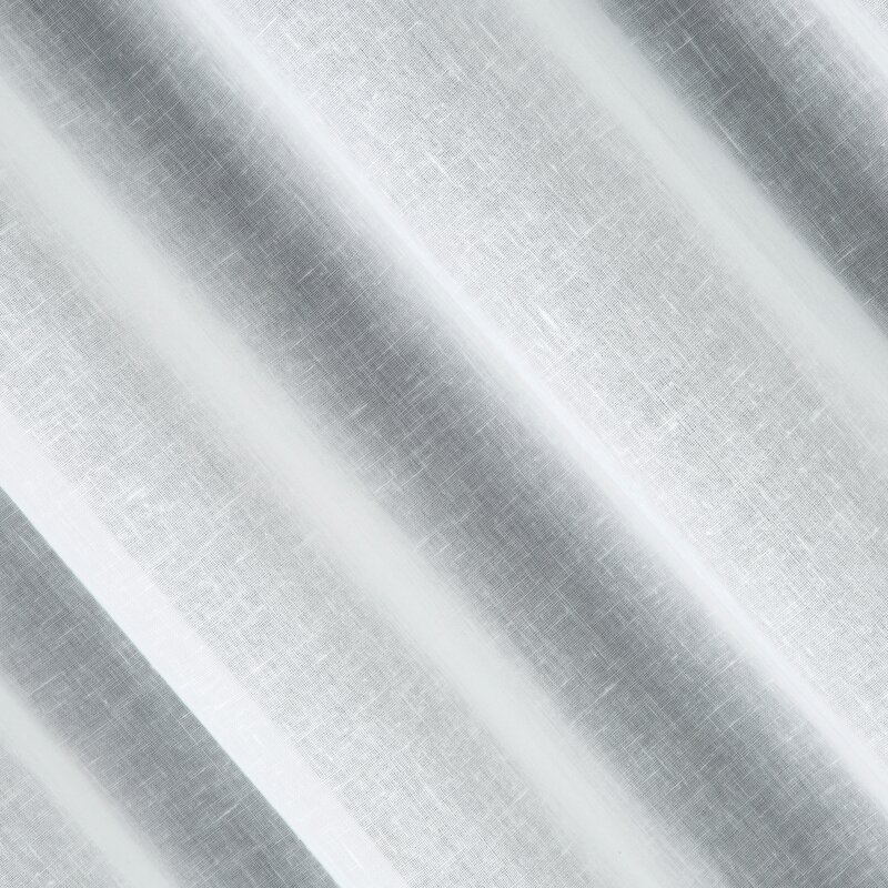 Zasłona gotowa etaminowa Paola biała 140 X 250 cm – subtelnie filtruje światło