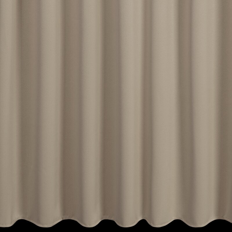 ZASŁONA GOTOWA MILAN NA TAŚMIE 140 X 300 CM CIEMNOBEŻOWY