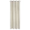 Zasłona gotowa welwet kremowa 140 x 250 cm – wprowadza blask