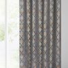Zasłona gotowa Areta stalowa 140 x 250 cm – zaciemniająca i stylowa