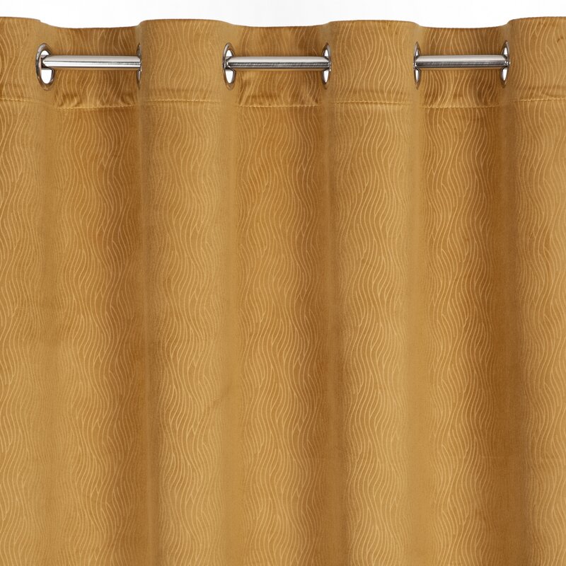 Zasłona gotowa LILI żółta 140 x 250 cm – wprowadza ciepło