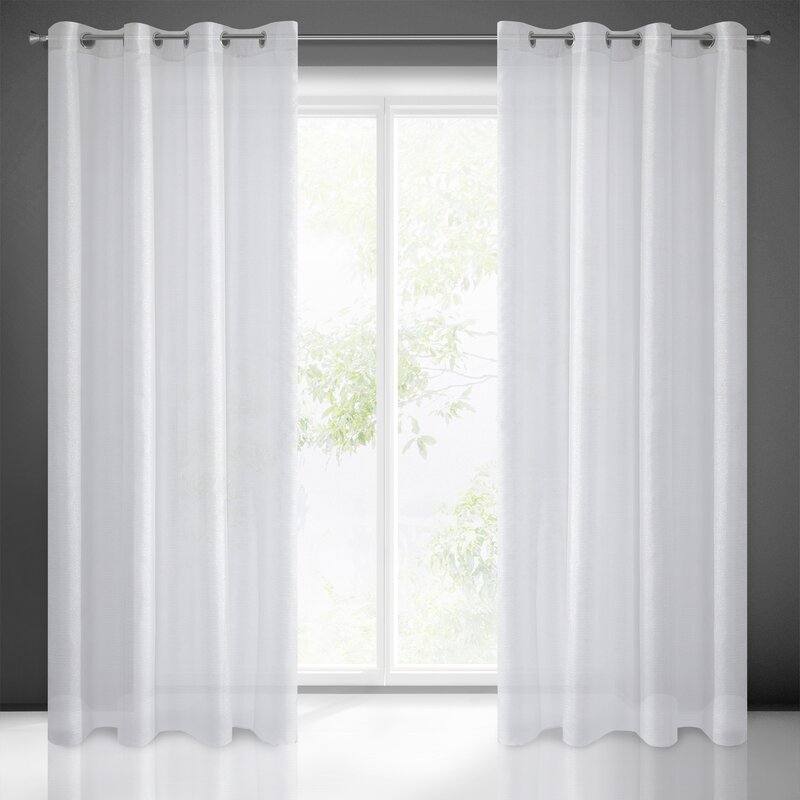 Firana gotowa Arlona biała 140 x 250 cm – rozświetla wnętrze