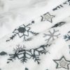 Koc świąteczny flano biały 150x200 – miękki i ciepły