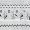 Pościel świąteczna Tasha biała 220 x 200 cm – 100% bawełna