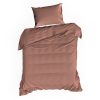 Pościel satynowa Nova3 marsala 220 x 200 cm – dla komfortowego snu