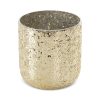SZKŁO DEKORACYJNE MELIA (01) FI 14 X 15 CM ZŁOTY