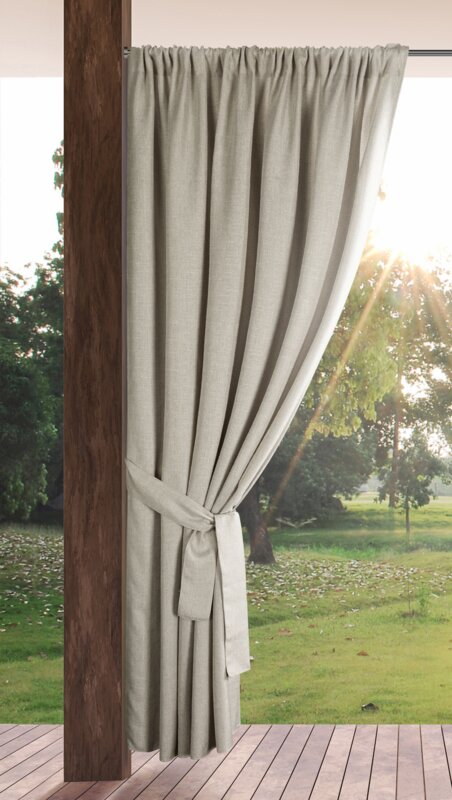 ZASŁONA GOTOWA GARDEN NA TAŚMIE 155 X 200 CM BEŻOWY