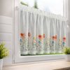 Firana gotowa Nati biała 150 x 60 cm – wprowadza sielski klimat