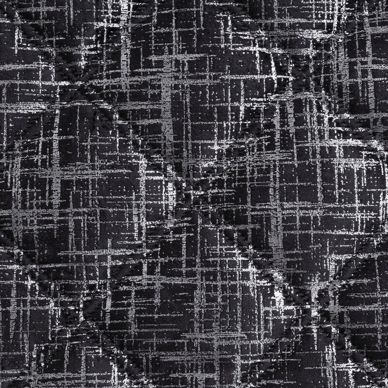Narzuta Velvet Blink 6 czarna 170 x 210 cm – dodaje blasku