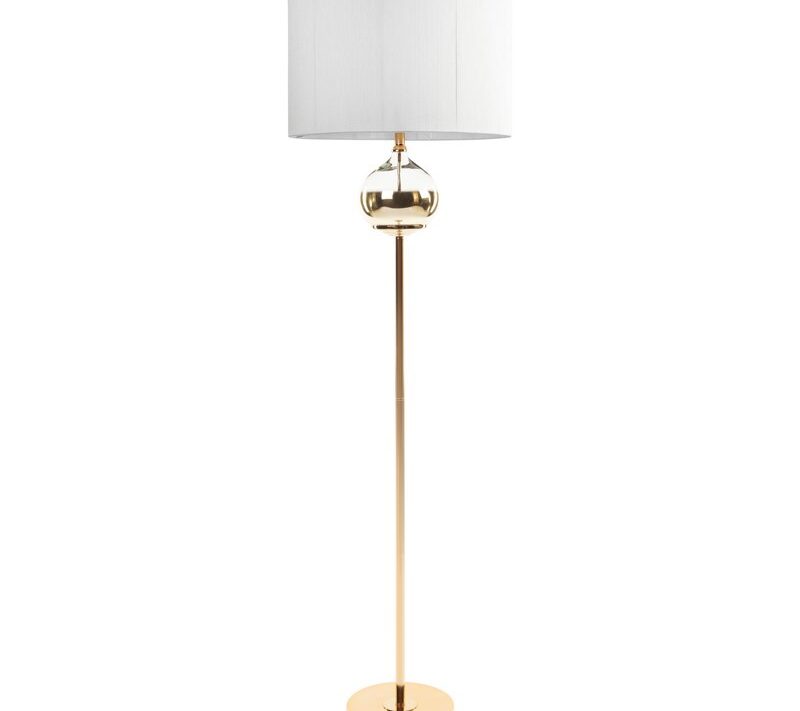 Lampa podłogowa Caroline biała O 50 x 159 cm – tworzy przytulny nastrój