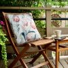 Poszewka Garden biała 45 x 45 cm – doda uroku wnętrzu