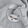 RĘCZNIK DZIECIĘCY BABY71 50 X 90 CM SREBRNY