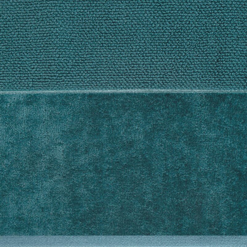Ręcznik welurowy Lucy ciemnoturkusowy 50 x 90 cm – miękki i puszysty