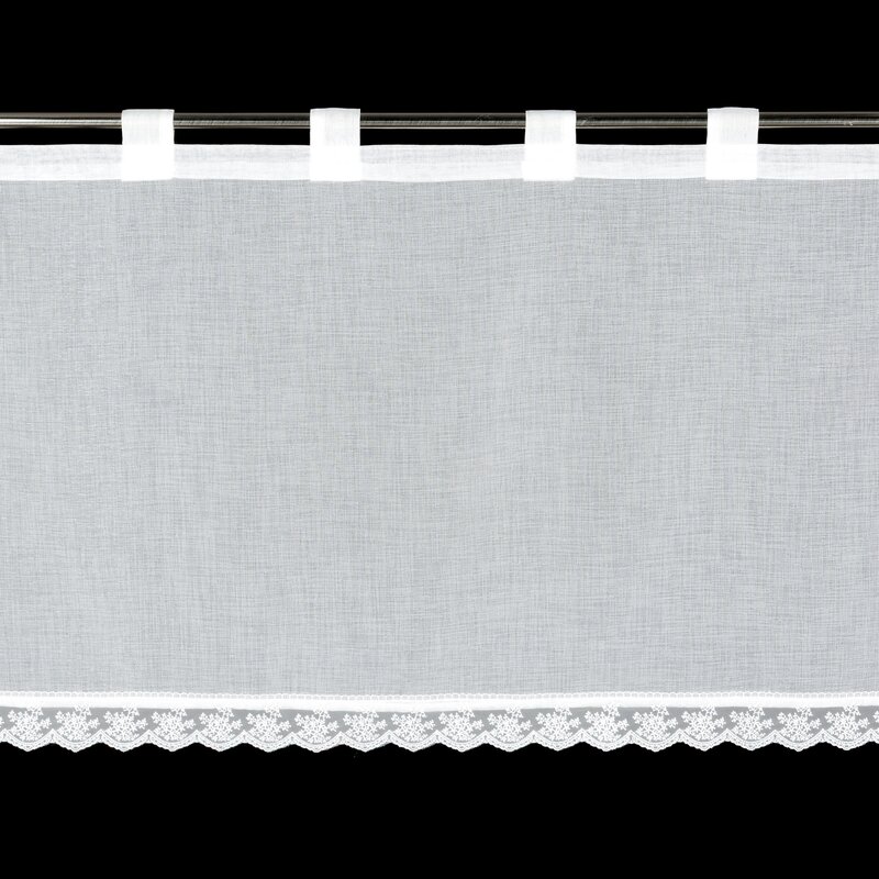 FIRANA GOTOWA SUZAN NA SZELKACH 150 X 70 CM BIAŁY