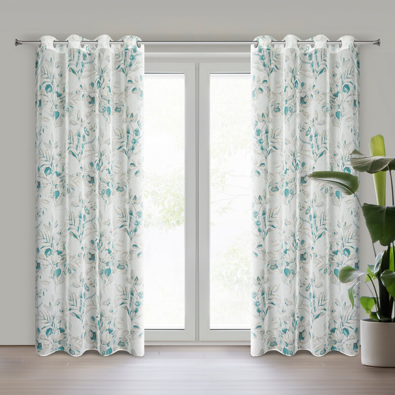 Zasłona gotowa Ava biała 140 x 250 cm – rozjaśnia wnętrze