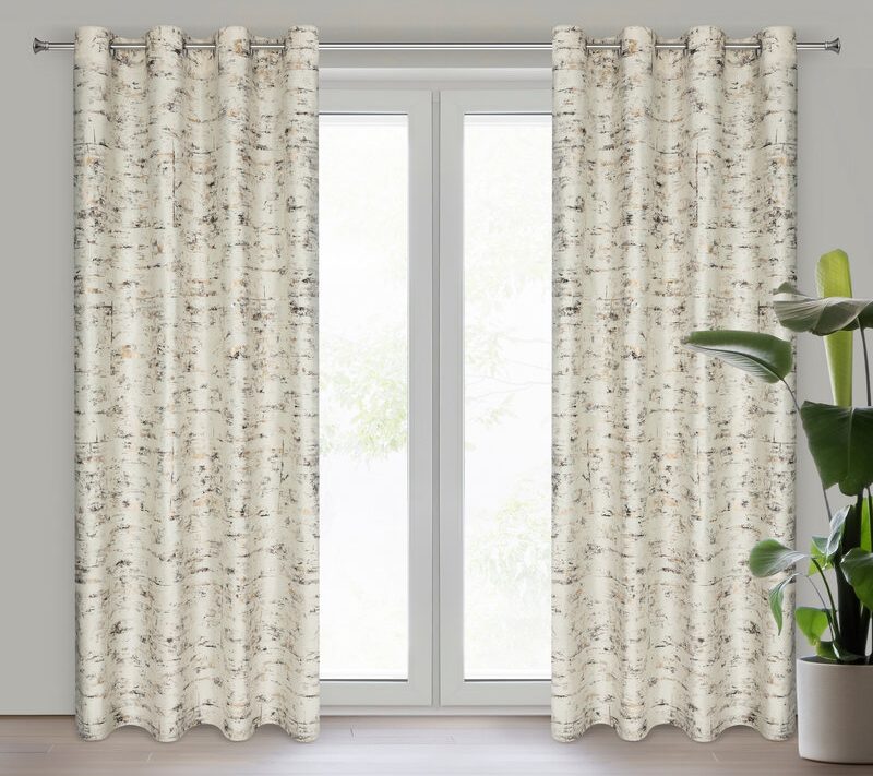 Zasłona gotowa Tami kremowa 140 x 250 cm – zaciemnia wnętrze