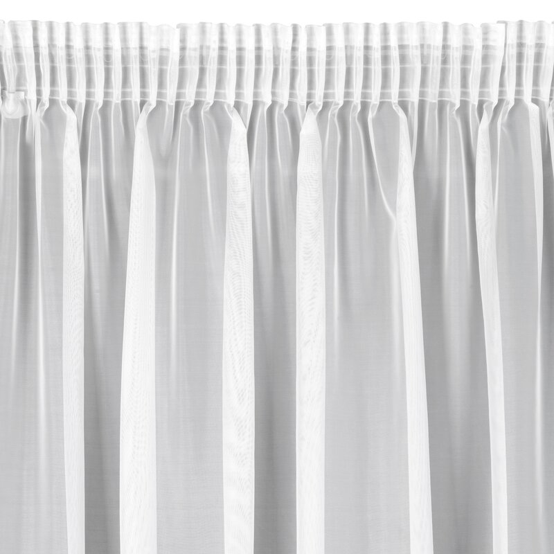 Firana gotowa Lucy biała 140 x 270 cm – rozprasza światło