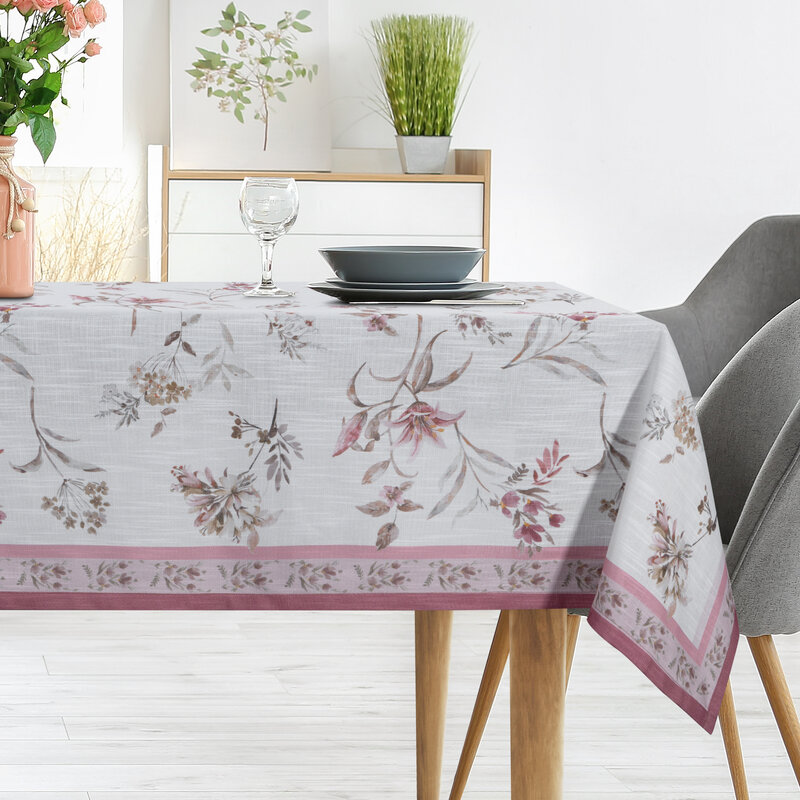 Obrus z nadrukiem Summer6 naturalny 90 x 90 cm – wprowadza świeżość