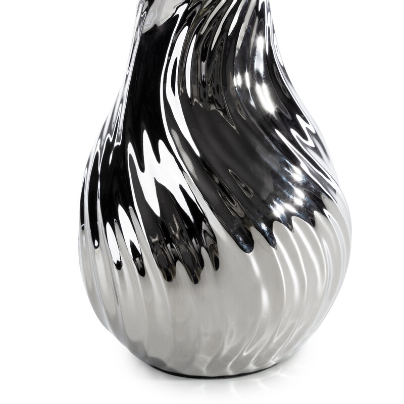 Lampa stołowa biała 25 x 40 cm – doda blasku wnętrzu