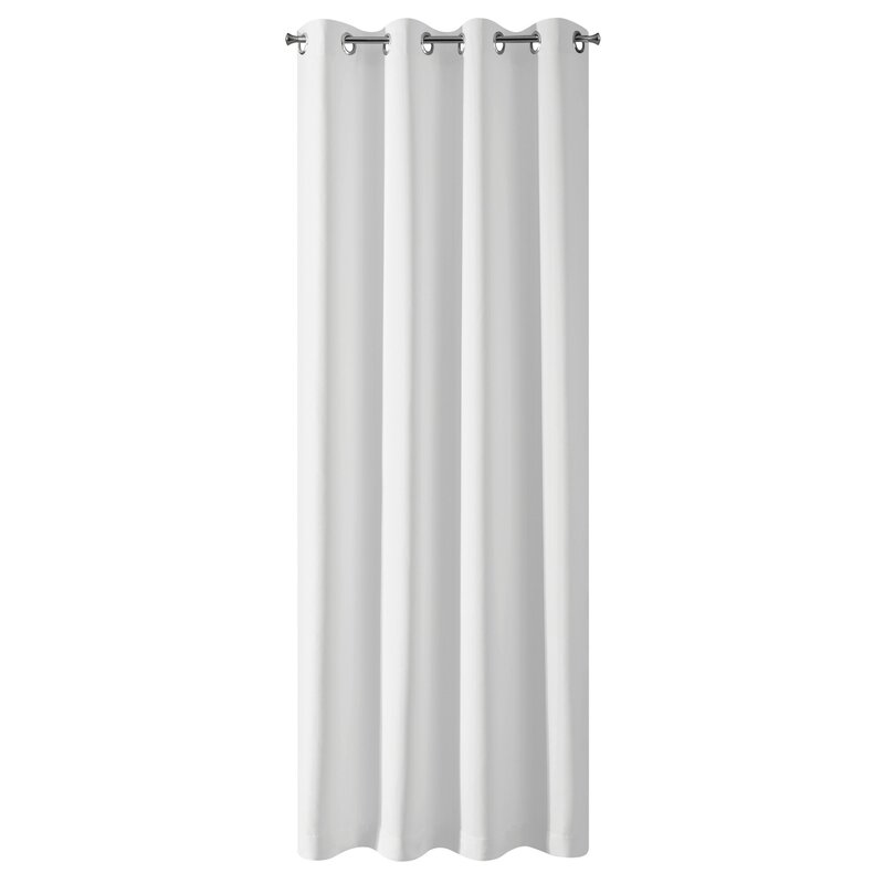 Zasłona gotowa Nerisa biała 140 x 250 cm – zaciemnia pomieszczenie