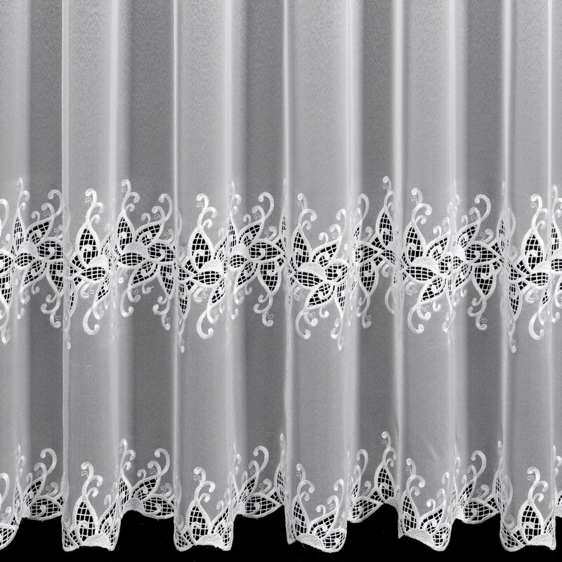 FIRANA GOTOWA DEK 400 X 160 CM BIAŁY