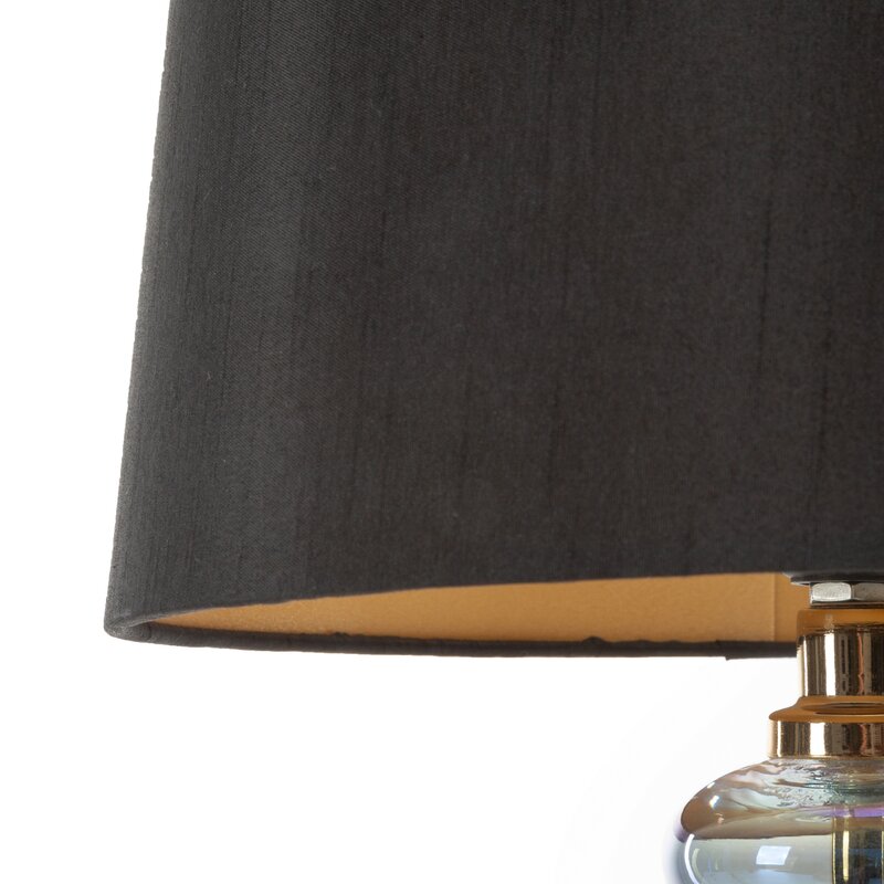 Lampa stojąca Emilio czarna O 27 x 61 cm – stworzy nastrój