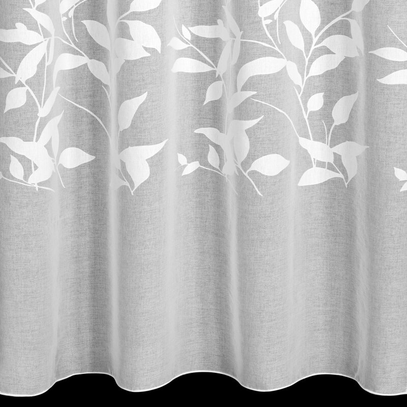 Firana gotowa Estella biały 140 x 250 cm – rozświetla wnętrze