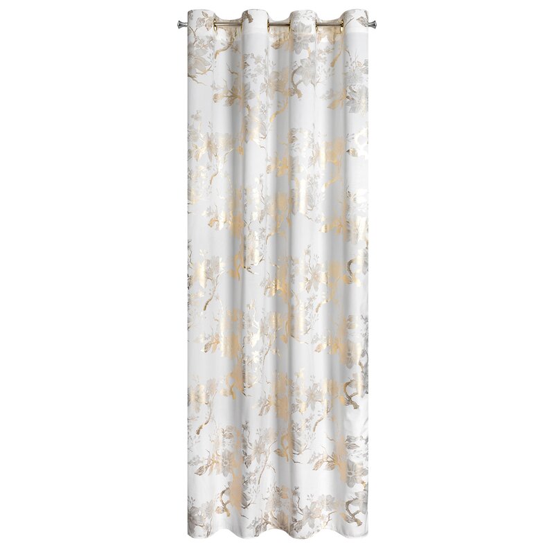 Zasłona gotowa Celia biała 140 X 250 cm – welwetowa z blaskiem