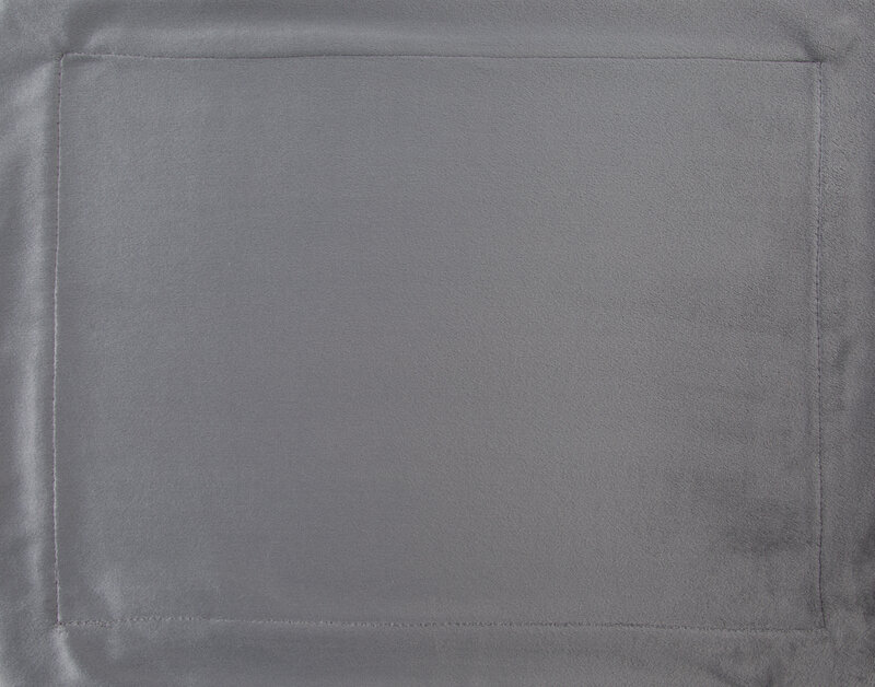 Obrus gładki Melinda stalowy 30 x 40 cm – idealny podkład