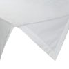 Obrus gładki biały 85 x 85 cm – idealny na stół
