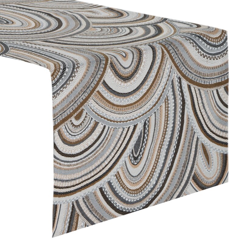 OBRUS MUMBO 40 X 140 CM BRĄZOWY
