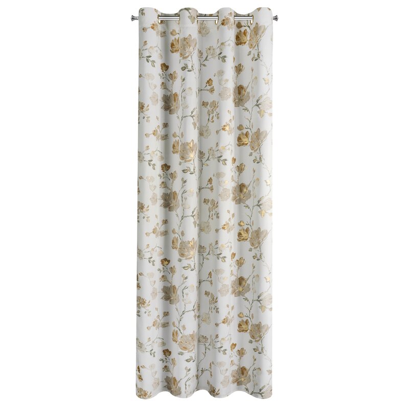 Zasłona gotowa Nelia biała 140 x 250 cm – zaciemniająca i stylowa