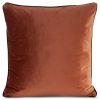 Poszewka Gaja 2 ceglasta 45 x 45 cm – doda przytulności
