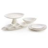 Misa ceramiczna Nela perłowa 24 x 18 x 7 cm – subtelny blask we wnętrzu