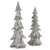 Figurka bożonarodzeniowa srebrna 18 x 16 x 44 cm – idealna dekoracja