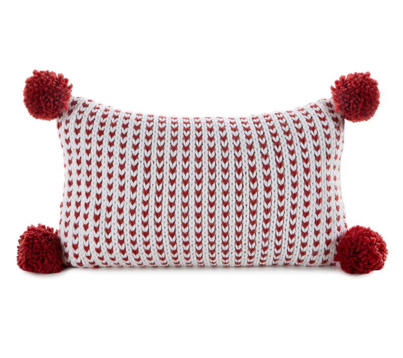 Poszewka świąteczna biała 30 x 50 cm – idealna dekoracja