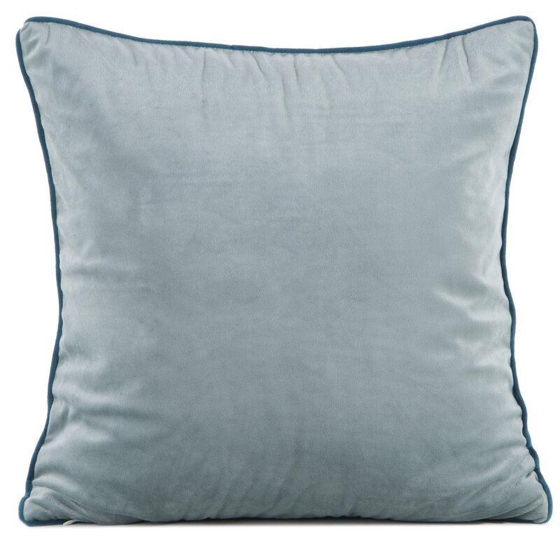 Poszewka velvet Gaja szałwiowa 60 x 60 cm – miękka w dotyku