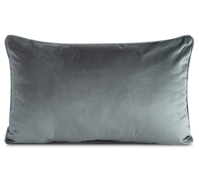 Poszewka velvet Gaja grafitowa 30 x 50 cm – dodaje przytulności