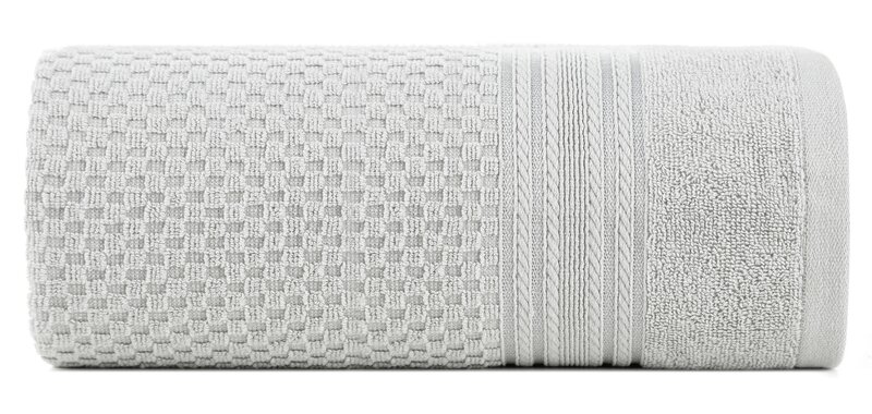 Ręcznik Davos srebrny 30 x 50 cm – miękki i chłonny