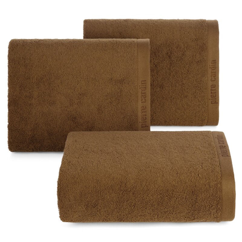 Ręcznik Pierre Cardin Evi brązowy 30 X 50 cm – miękki i chłonny